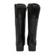 Lotus Knee-high Boots - Black leather - ULB345/31 FITZGERALD WEDGE